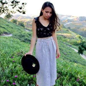 Vintage Striped Skirt